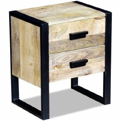 Staliukas su 2 stalčiais (43x33x51 cm) - Naktinės spintelės