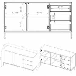 QUERTY QT02 staliukas 100x47x60 cm