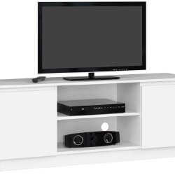 TV staliukas RTV K120, baltos spalvos