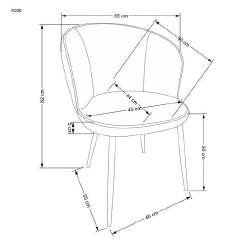 Valgomojo kėdė HA2999 - Kėdės