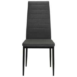 Valgomojo kėdės (2 vnt, tm. pilkos spalvos) - Kėdės