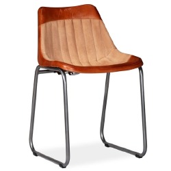 Valgomojo kėdės (2vnt, rudos ir smėlio sp.) - Kėdės