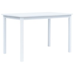 Valgomojo stalas, baltas, 114x71x75cm